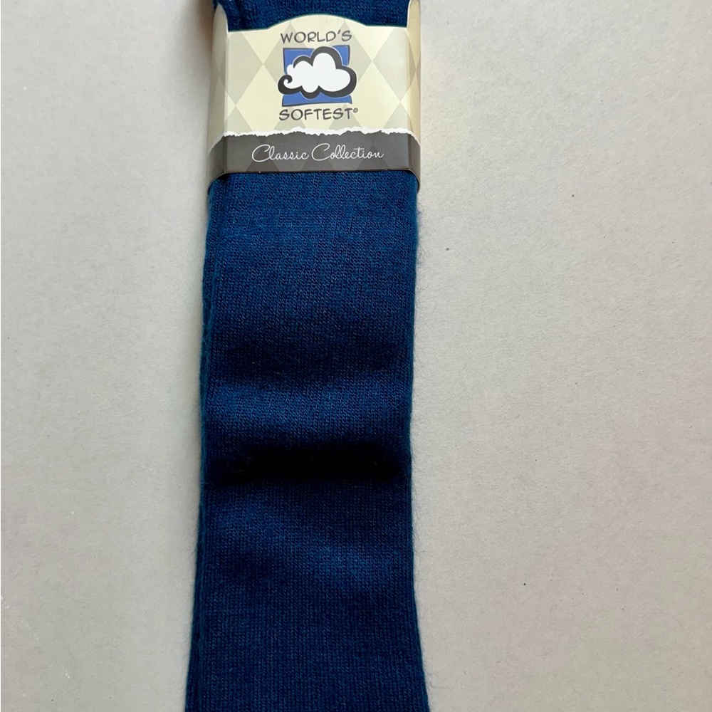 World's Softest  NWT Classic Women's Blue Socks